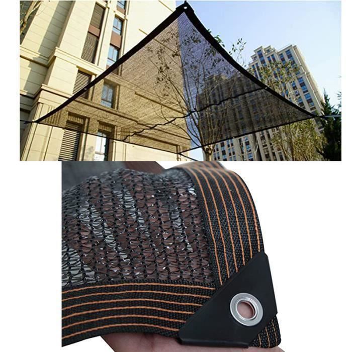 Store Terrasse Voile D'ombrage Warooma 2,5x2,5m Sable - Protection UV 95% Avec Cordes Voile Ombrage Rectangulaire 2.5x2.5m Warooma