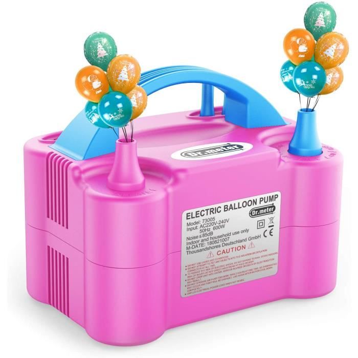Pompe à Ballon Electrique,Gonfleur Electrique Double Utilisation,Portable Soufflante Gonfleuse,Fête et Décoration de Destival etc - Cdiscount Maison