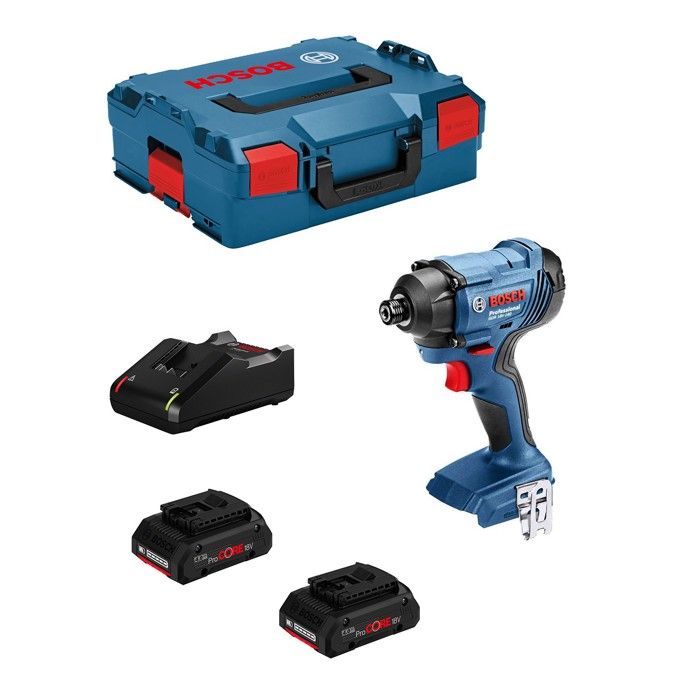 Visseuse à Chocs BOSCH GDR 18V-160 (2 x 40 Ah ProCORE + GAL18V-40 + L-Boxx 136)