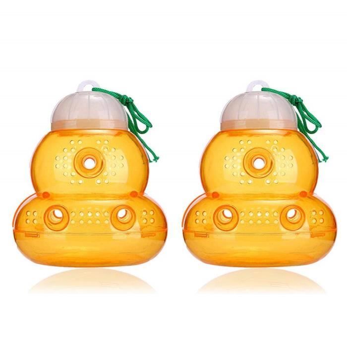 Piège à Guêpe(2pcs) Bee Catcher Appâts Piège Frelon avec Attire