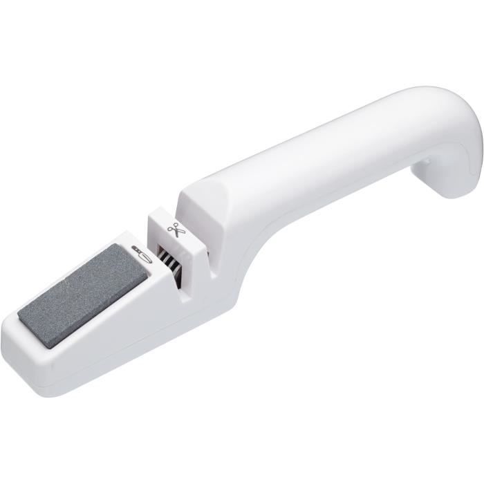 Fiskars Aiguiseur Ciseaux Universel Blanc/orange - Pour Droitiers Et Gauchers
