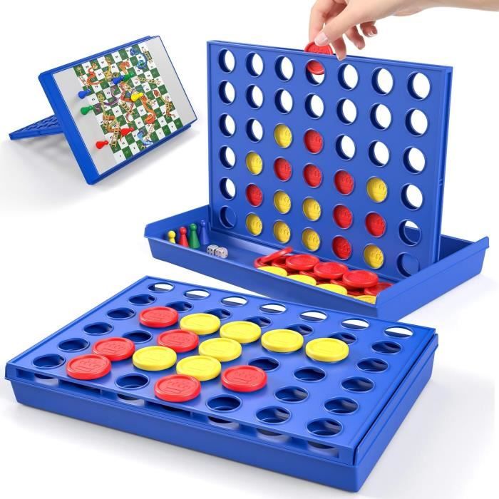Jeu Puissance 4 Voyage,Jeu Serpents Et Échelles Magnétique,Jeux De ...
