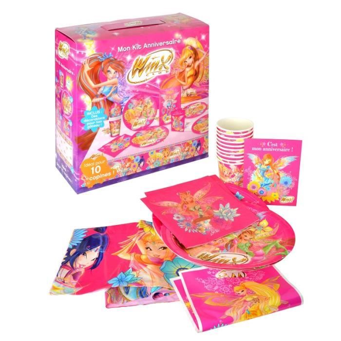 Kit Anniversaire Winx Club Cdiscount Maison