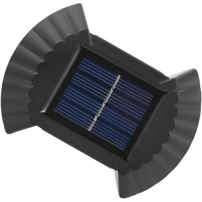 GOECO Applique Murale Extérieure LED, Étanche Minimaliste Noire Lampe