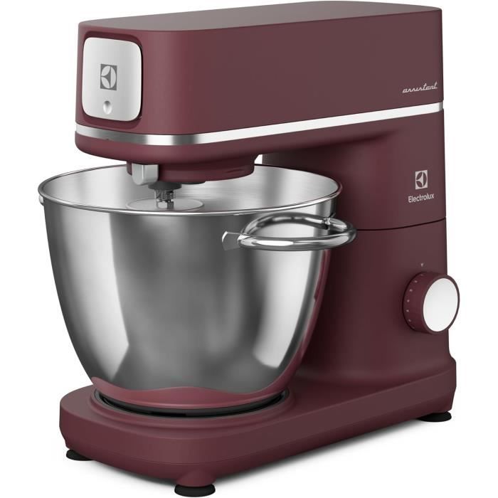 Robot de cuisine Electrolux E6KM1 4DRT avec 6 et 4 litres1200Wrougeacier inoxydable