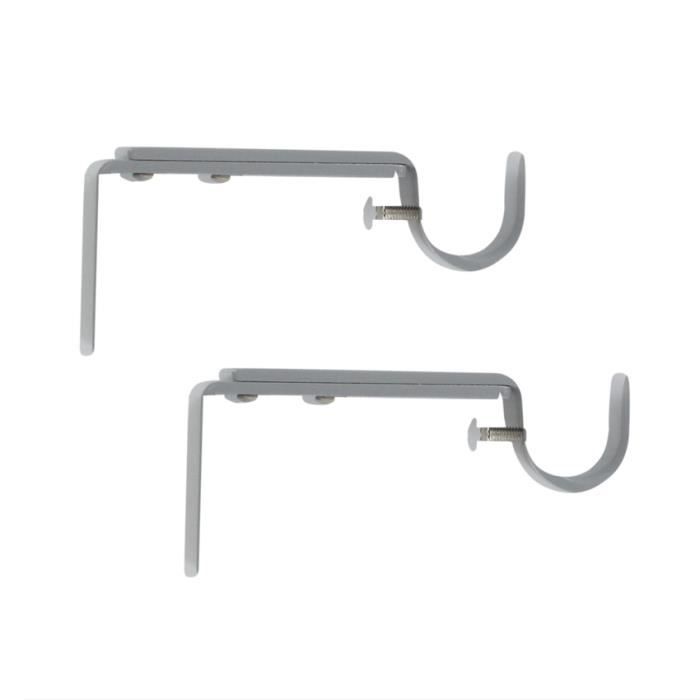 Supports pour gouttière U-Snap Kaycan en vinyle blanc, boîte de 75