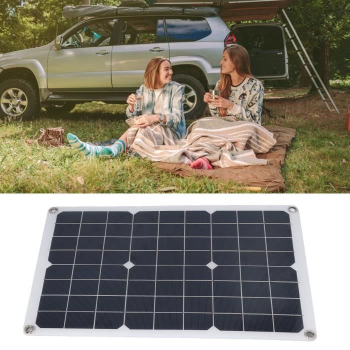 Panneau solaire Semi-Flexible 18v 20w, panneaux solaires à haute efficacité, chargeur hors réseau pour voiture, camping-Car, Yacht, bateau