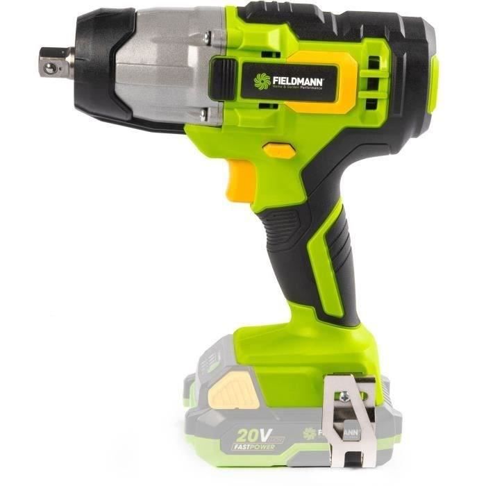 Clé à choc sans fil FIELDMANN 20V 3200 IPM 300 Nm Batterie et chargeur non inclus