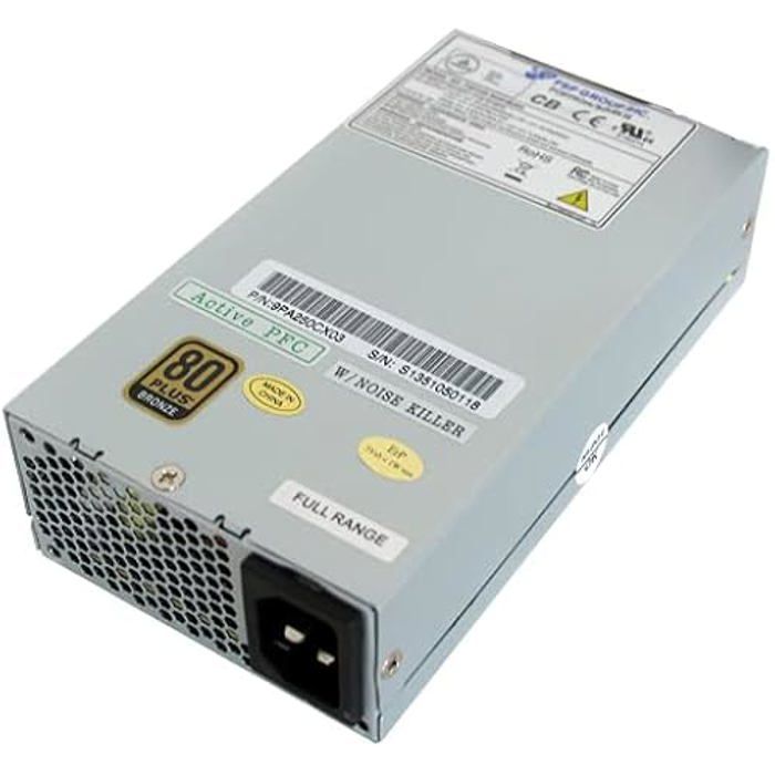 Alimentation PC Modulaire 1U Silencieuse - Puissances 250W à 850W - Pour Rack Ou Espace Réduit - Ventilateur 40 Mm