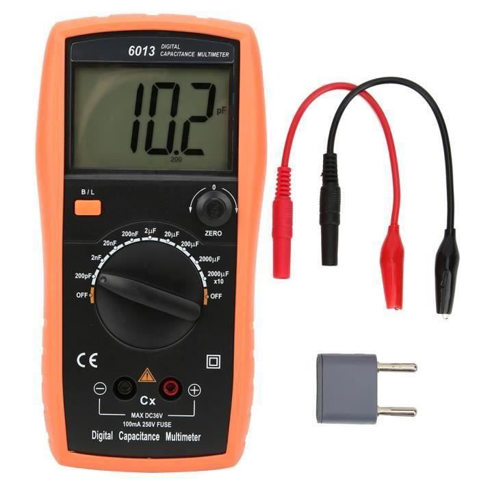 Testeur De Capacité De Condensateur Numérique Portable – Précis, Large Plage De Mesure, écran LCD - 4