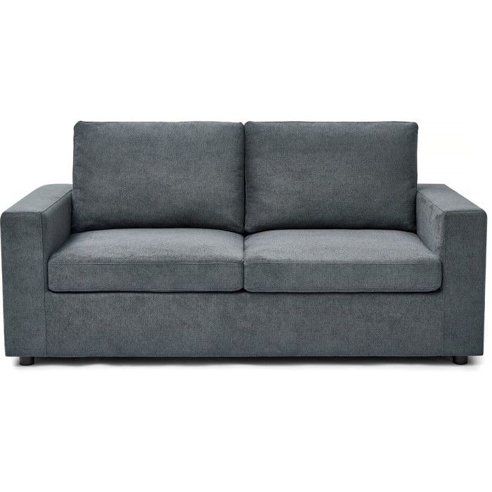 Canapé convertible express en tissu Elena - 3 places - Couchage 140 cm - Gris Canapé convertible express en tissu Elena - 3 places - Couchage 140 cm - Gris