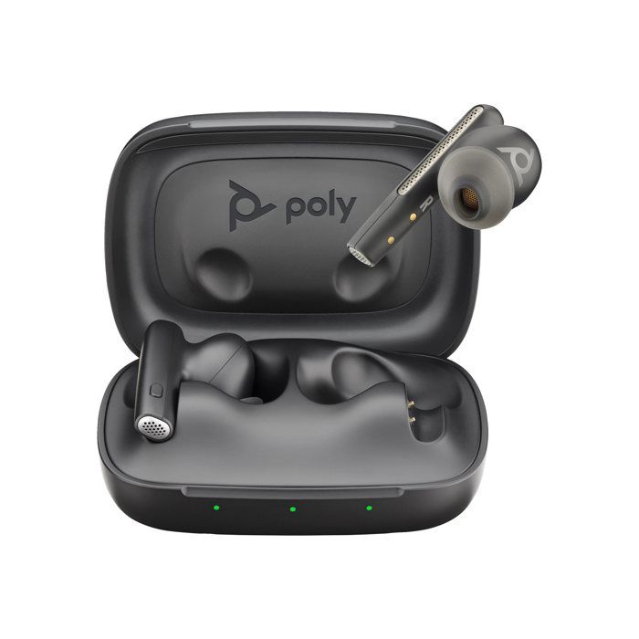 Poly Voyager Free 60 UC - Écouteurs sans fil avec microphone - intra-auriculaires - Bluetooth - suppression active du son - USB-A