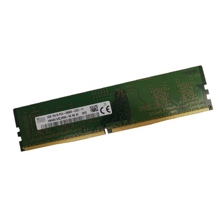 HYNIX 4Go RAM  HMA851U6CJR6N-VKN0 DDR4 DIMM PC4-21300U 2666MHz 1Rx8 1.2v CL19 