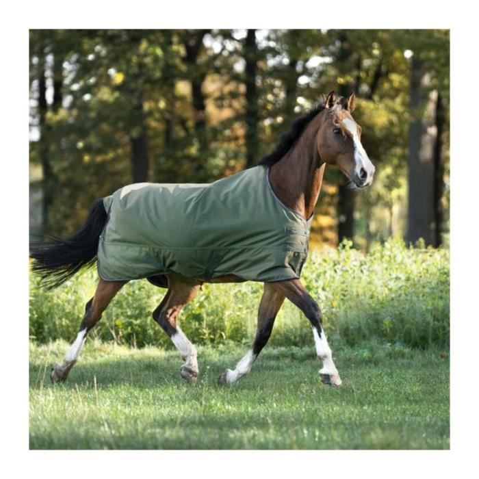 CATAGO Justin 155 cm - noir - 150 g Couverture extérieur Pour les Chevaux