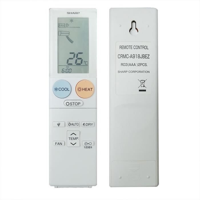 Télécommande De Climatiseur Adaptée Aux YKR-F/09E YKR-F/001 YKR-F/006 YKR-F/09 YKR-F001