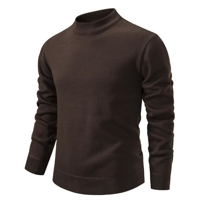 Pull Homme Col V Torsadé - Hiver - Matière Douce (polyester/acrylique/polyamide) - Plusieurs Couleurs