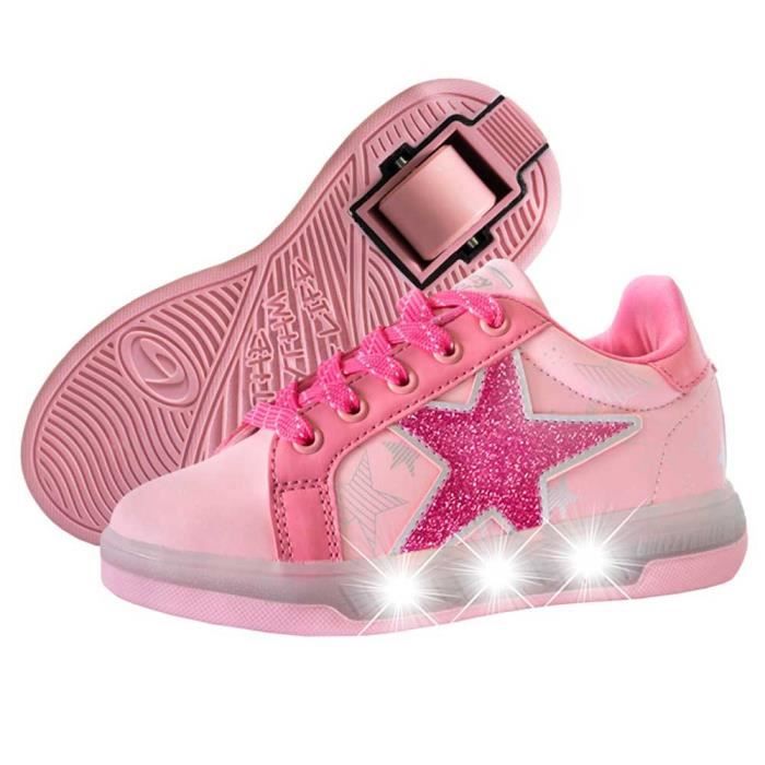 Chaussures à roulettes - Breezy Rollers - 2195680 - LED - Rosa-Pink - Taille 39