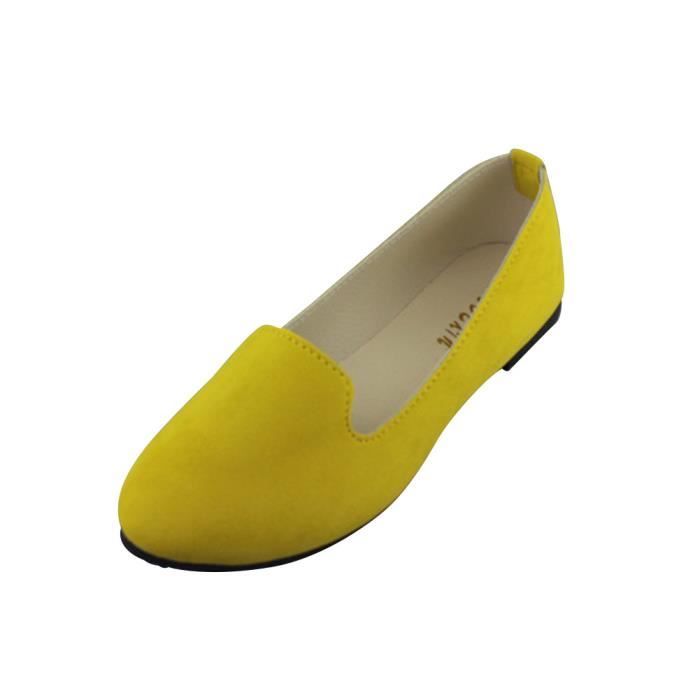 ballerine jaune femme
