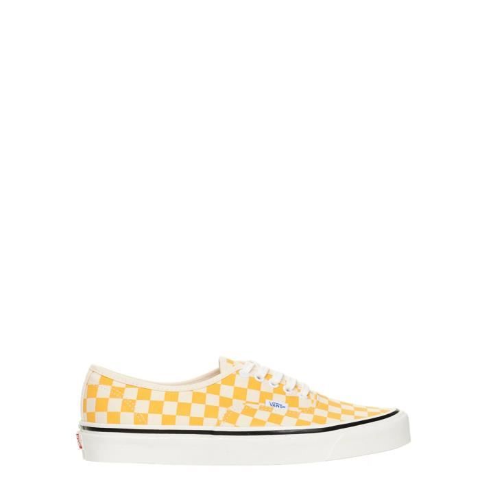 vans carreau jaune
