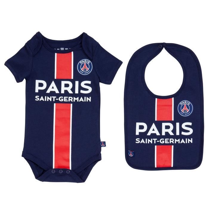 Body + bavoir bébé PSG - Collection officielle PARIS SAINT GERMAIN - 24  mois - Cdiscount Puériculture & Eveil bébé
