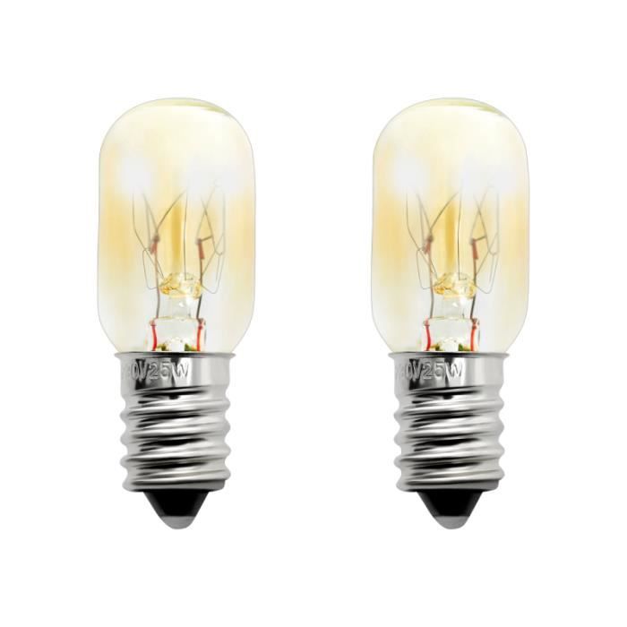 2 Pièces 25W E14 Quatre ampoules Lampe à incandescence Ampoules Réfrigérateur Pour La Maison