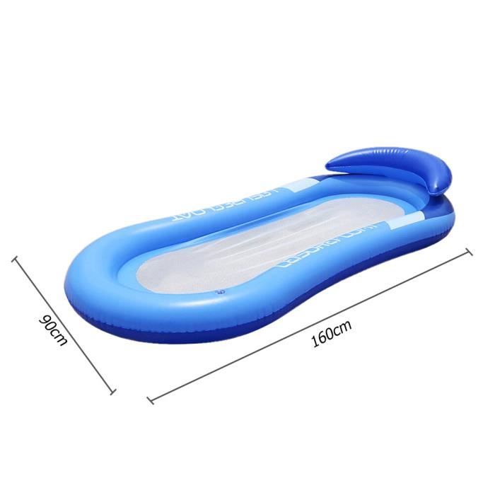 canapé gonflable - fauteuil gonflable,hamac gonflable en pvc pour adultes,coussin de couchage flottant,lit à air - a blue[f410]