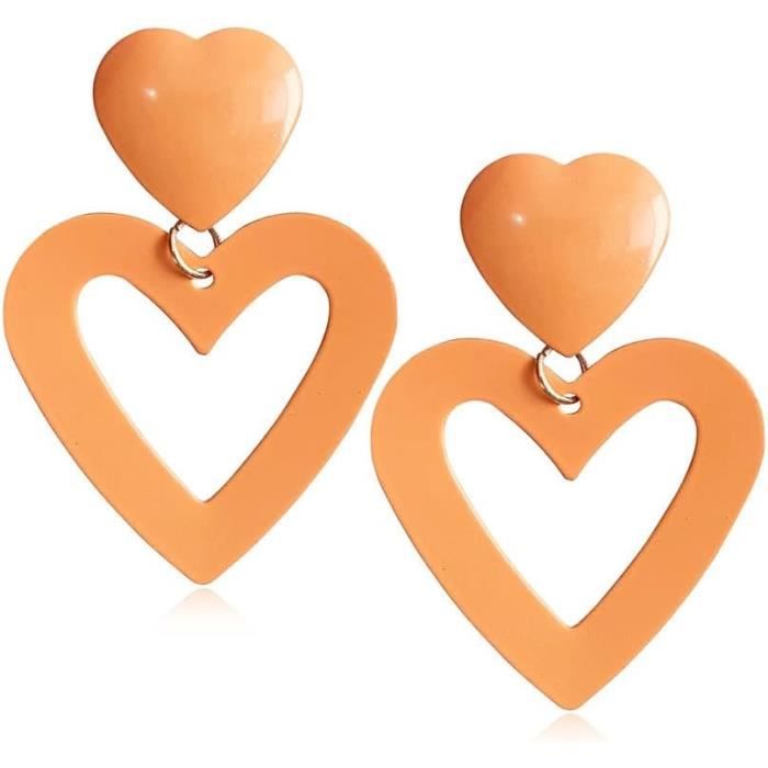 Boucles D'oreilles En Argent Sterling Massif 925 En Forme De