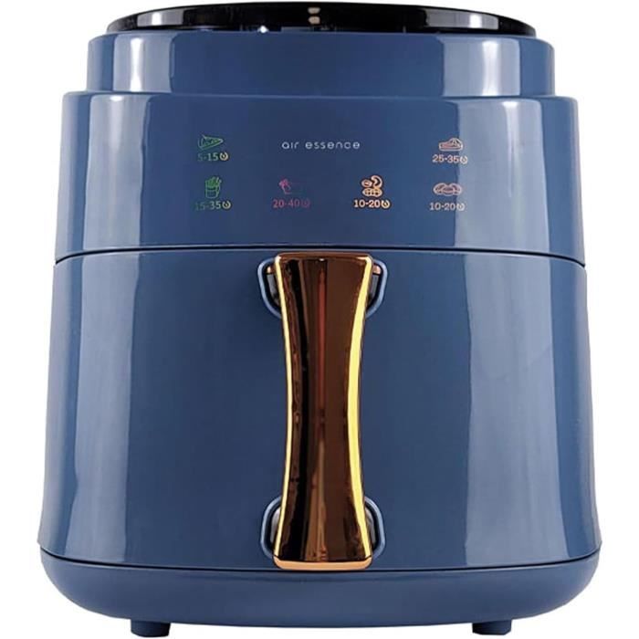 Friteuse à Air Chaud Livoo DOD136B 1500W Sans Huile - Noir & Argenté (Neuf)