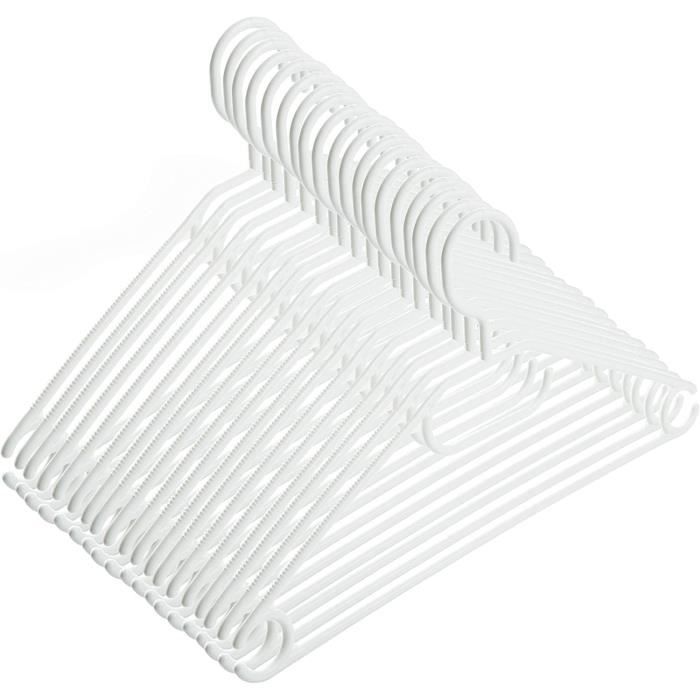 Lot De 50 Cintres Multifonctionnels En Plastique Pour Suspendre