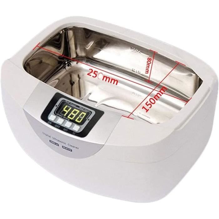 Nettoyeur à Ultrasons Uten 600ml 40000Hz - Pour Bijoux, Lunettes, Appareils Dentaires, Numérique