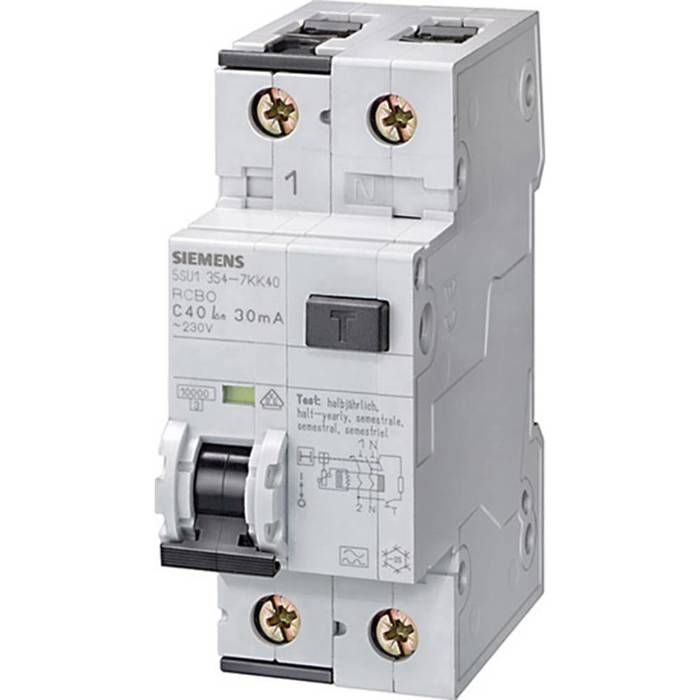 Disjoncteur différentiel SIEMENS 5SU1154 6KK16 2 pôles 0. 230 V