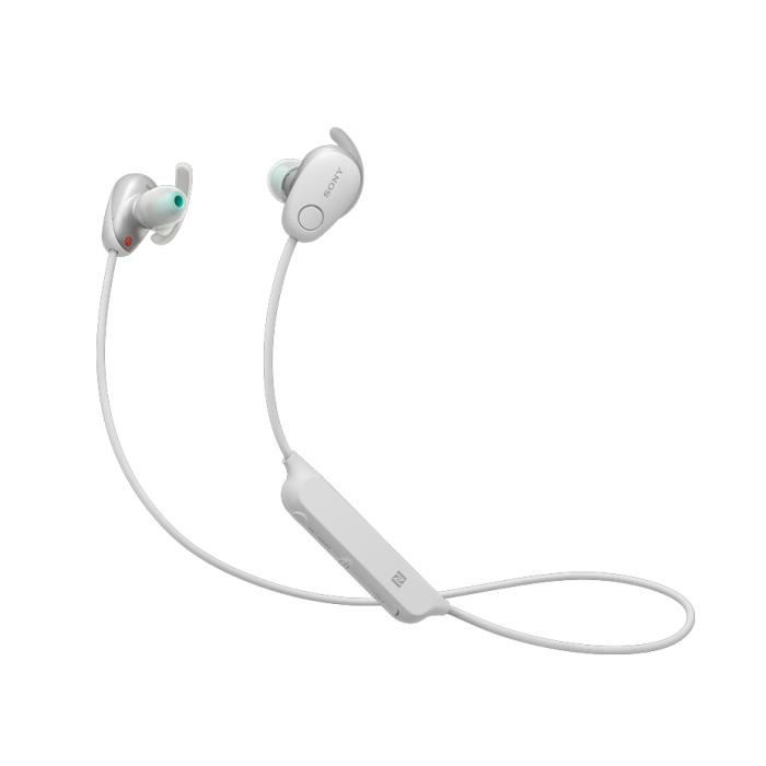 Ecouteurs Intraauriculaires Sans fil SONY WI SP600NP Autonomie 6h Suppresseur de bruit actif