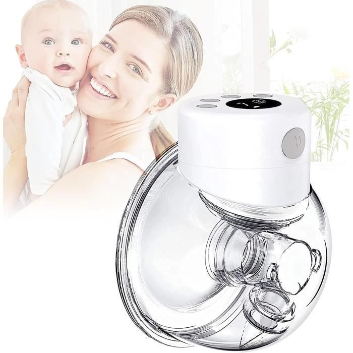 DevileLover Améliorer TireLait électrique Portable, TireLait Mains Libres Invisible Silencieux