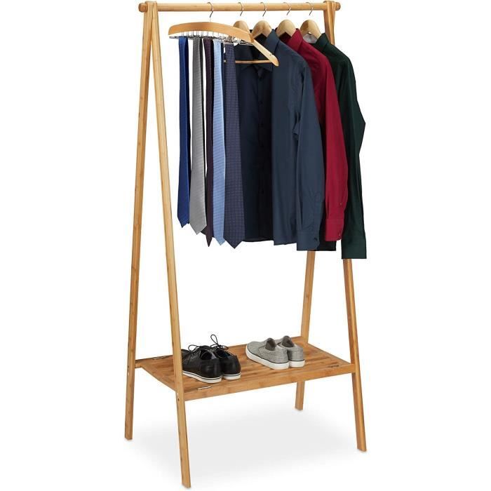 Tringle De Penderie D'angle 40x40 Cm - En Fer Laqué Noir, Charge 50 Kg - Pour Optimiser Les Coins De Placard, Dressing, Buanderie