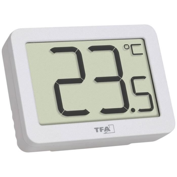 Meilleurs prix pour TFA Dostmann Thermomètre Digitales Thermometer blanc - 4009816037497
