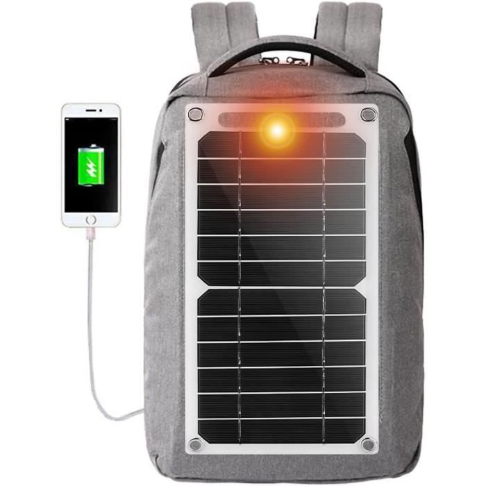 Petit Panneau Solaire Panneau Solaire Portable 5V 2W USB - Chargeur Pour Téléphone En Camping, Randonnée Chargeur Solaire USB Téléphone