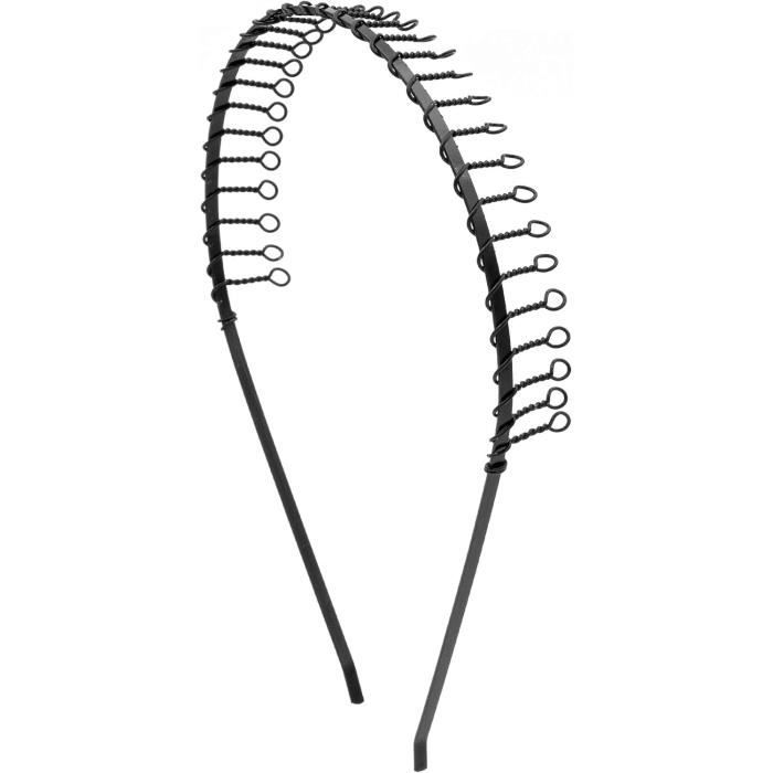 Serre-Tête Métal Noir Femme | Serre-Tête Bandeau Cheveux Femme Homme