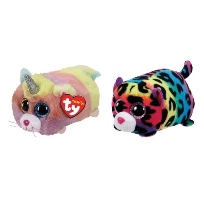 Ty - Peluches - Teeny Ty's - Heather Chat & Jelly L?�opard - Cdiscount Jeux - Jouets