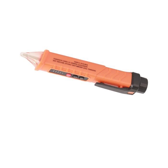 KPS-DT220 Stylo Testeur Tension 12-400V AC/DC + Test RCD + Polarité – LED & IP54