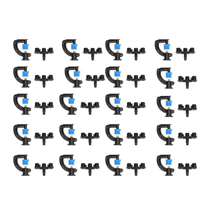 Lot De 20 Buses De Pulvérisation Rotatives à Réfraction Par