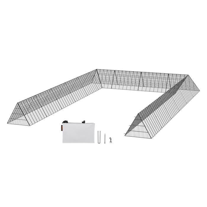 Comparer les prix de Enclos Du Poulailler - Vevor - Tunnel Portable 600 X 400 X 61,5 Cm Pour L'extérieur,2 Ensembles,Cage Adapté Aux Poulets