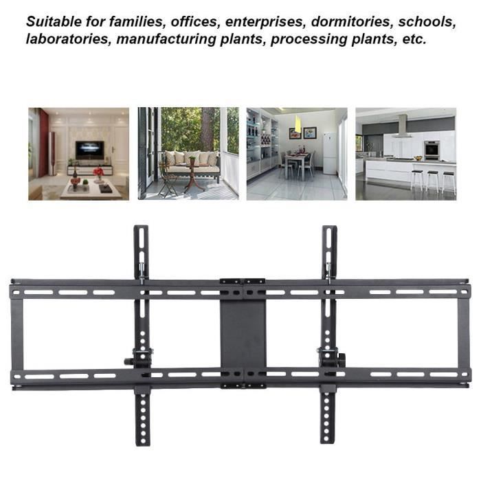 32-85 pouces Super Slim Flat Large TV Wall Mount Rack Home TV Stand ...