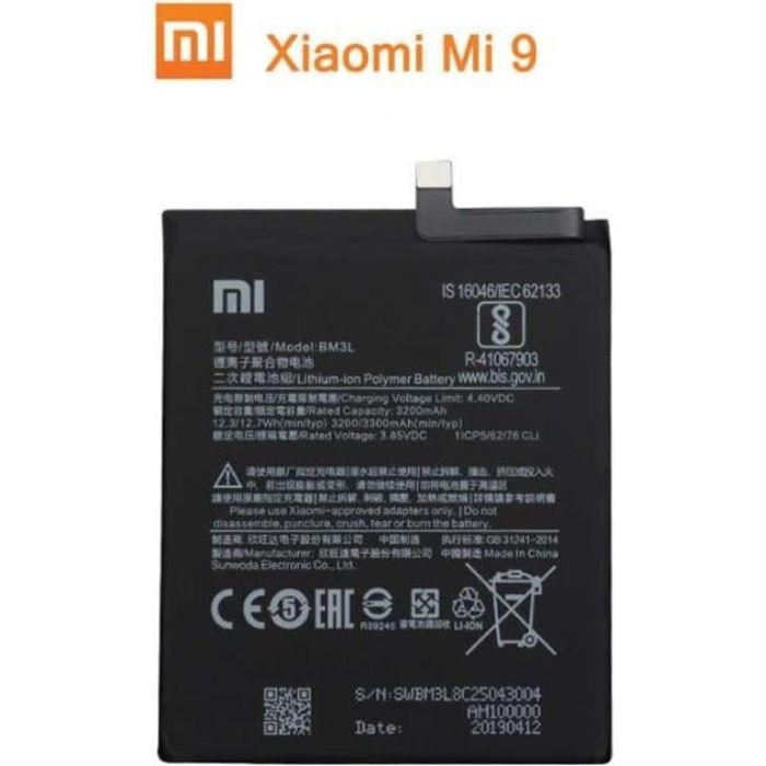 Cache Batterie Arrière Bleu Pour Xiaomi MI 8 - Coque De Remplacement - Neuf