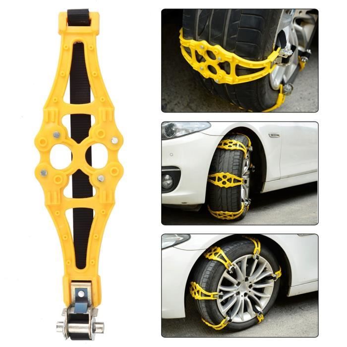 YOSOO chaîne de pneu universelle 8pcs voiture universelle neige pneu  anti-dérapant chaînes de roue chaîne de sécurité pour - Cdiscount Auto