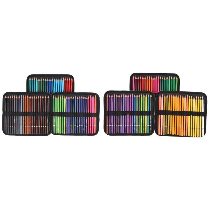 Ensemble De Crayons De Couleur 120 Crayons De Couleur Solubles Dans L'eau Pour Creatifs Dessin