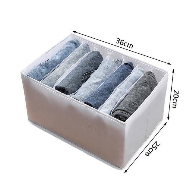 Organisateur De Tiroir Pliable Multi-grilles Sous-vêtements Soutien