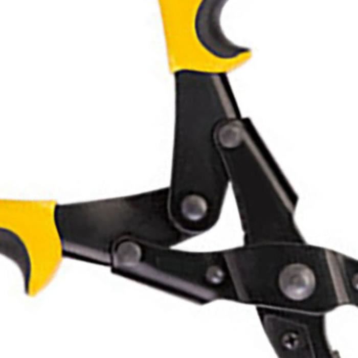 Zerone Poinçon à Bride Outil De Poinçonnage Pneumatique De Bride De