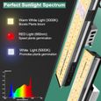 MARS HYDRO SP 3000 Lampe de croissance pour plantes à LED - Spectre complet - Pour plantes hydroponiques d'intérieur-1