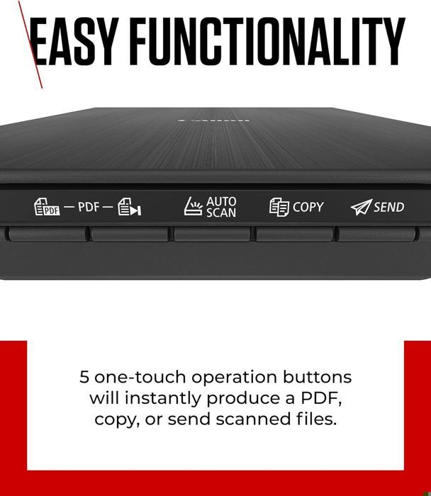 Canon LiDE 400 Scanner Documents Noir - Compact USB-C, Numérisation Rapide Et Haute Résolution