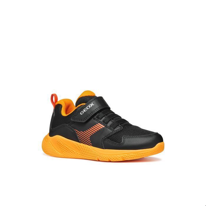 Baskets Geox Sprintye Boy - Garçon, Synthétique, Semelle Caoutchouc, Facile à Enfiler